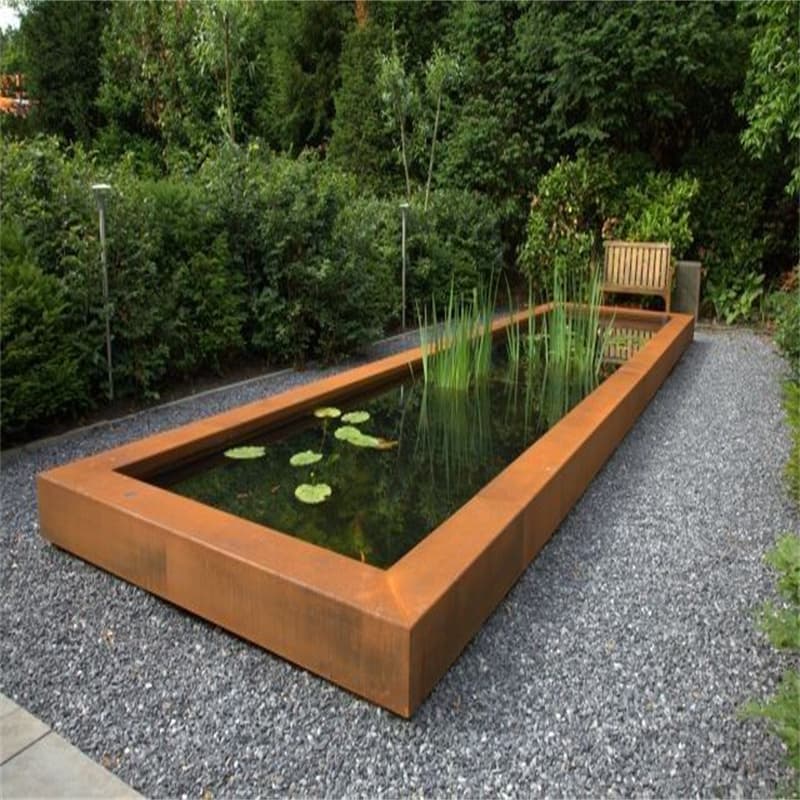 Nature Style Backyard Corten Water Fountain Services